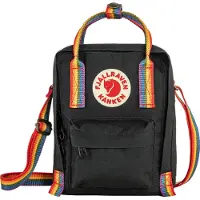 Fjall Raven Kånken Rainbow Sling Black/Rainbow Pattern