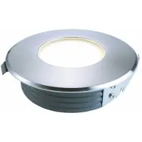 LIGHT IMPRESSIONS Flat III WW 730336 Markbelysning LED fast installerad LED 1.30 W Silver
