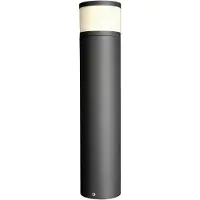 Deko-light 733054 Steckdosenturm beleuchtet Sockellampa EEK: F (A - G) LED LED fast installerad 4.8 W Mörkgrå