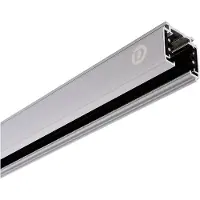 Deko-light 710004 D Line Aufbaustromschiene 2m Högspänningsystem-komponent Strömskena 3-fasig Grå