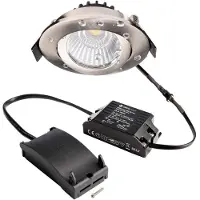 Deko-light 565407 Dione IP DTW LED-inbyggnadsbelysning EEK: F (A - G) LED LED fast installerad 8.5 W Nickel
