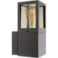 Deko-light Vägglampa utomhus Facado II, dimbar, Aluminium / grå / zink, Aluminium / grå / zink, Modern, Utomhusvägglampa