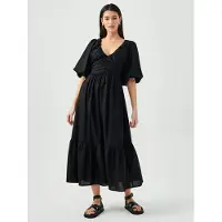 St MRLO Klänning 'LUCA TIERED DRESS' svart