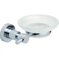 TESA LOXX 40282-00000-00 Tvålskål Krom (glänsande), Vit (satinerad)