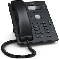 Snom D120 - VoIP-telefon - 3-riktad samtalsförmåg - SIP - 2 linjer - svart
