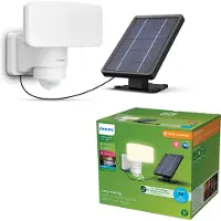 Philips Tylus 929004632201 Solcells-utomhusväggbelysning med rörelsedetektor LED 6 W Vit