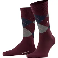 Burlington Wol Edinburgh 8435 Röd Bourgogne Storlek