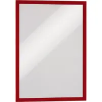 Durable Magnetram A3 självhäftande | Duraframe | röd | 2st