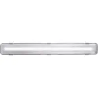 Nordlux Works Våtrumsbelysnings-vägglampa LED T8 / G13 9 W Silver