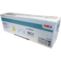OKI 46490621 gul toner (original)