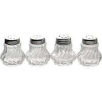 Aps minuteruer, 4-set, glas/rostfritt stål diameter: 35 mm vardera, höjd: 40 mm - 1 st (40503)