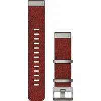 Garmin MARQ Quickfit 22 mm röd nylonarmband 010-12738-22