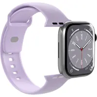 Puro ICON - KlocKräm för smart klocka - S/M och M/L storlek - tech lavender - för Apple Watch Hermès Series 9, SE 3, Series 10, Series 11, Series 8, Series 9