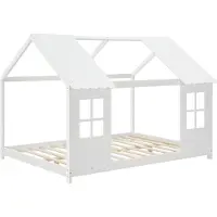 En.casa Juniorsäng Tostedt 200x120 cm furu vit []