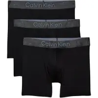 Calvin Klein 3 Pack Boxer Briefs Refined Microfibre Stretch Brushed