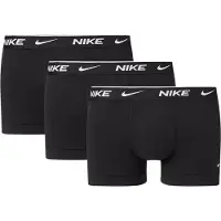 Nike Andningsbara Bomull Stretch Kalsonger 3-pack Herrunderkläder Svart KE1008-UB1 XL