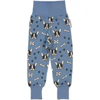 Geggamoja Babybyxor Bambu Bulldog Blå - 62/68