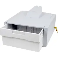 Ergotron StyleView Primary Storage Drawer, Single Tall - Monteringskomponent (draglåda) - låsbar - grå, vit