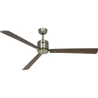 CasaFan ECO NEO III 152 MA-NB/KI WiFi Flügel Nussbaum/Kirsche Takfläkt 27 W (Ø x H) 152 cm x 360 mm Mässing antik med fjärrkontroll, Timer, Vinterdrift,