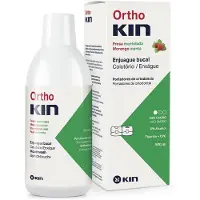 Kin Bains de Bouche ORTHOKIN enjuague bucal #fresa mentolado 500 ml