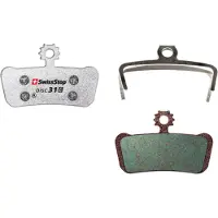 Swissstop skivbromsbelägg: Disc 31 E, Avid XO Trail, Eliksyras 9 Trail, Eliksyras 7 Trail, SRAM G2 Ultimate, G2 RSC, Guide Ultimate, Guide RSC, Guide RS, Guide R