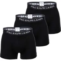 Ralph Lauren för män. 714835885002 Förpackning med 3 boxershorts 714835885002 svart (M), Hemkläder, Bomull, Elastan