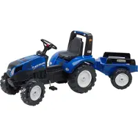 Falk Traktor med vagn FALK New Holland (808-141)