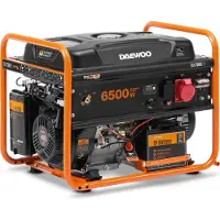 Daewoo GDA 7500E-3, 6000 W, 380 V, 30 l, Bensin, Manuell/elektronisk, 50 hz