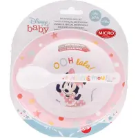 Licens Disney Minnie Mouse barnservis - Spisset till barn - Skål och sked