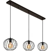 Lucide Hänglampa Danza, dimbar, Svart, Vardagsrum / matsal, Metall, Modern, Pendellampa