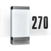 Steinel 067205 LED AUSSENLEUCHTE L 270 DIGI SC ANT LED-utomhusväggbelysning med rörelsedetektor LED LED fast installerad 7.8 W Antracit