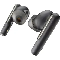 HP Voyager Free 60/60+ Earbuds In Ear hörlurar Trådlös, Bluetooth Svart Brusreducering, Brusreducering för mikrofon Microsoft teamknapp,