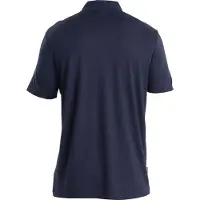 Icebreaker - Vandringskläder - Men Merino 150 Tech Lite III SS Polo Midnight Navy för UnisexUll - Storlek M - Marinblå