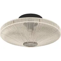 Eglo MIDSUMER taklampa Ø380 E27 SVART/KRÄM
