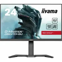 Iiyama G-MASTER Red Eagle GB2470HSU-B6 Spelskärm EEK E (A - G) 60.5 cm (23.8 tum) 1920 x 1080 pixel 16:9 0.2 ms HDMI, DisplayPort, Hörlurar (3.5 mm), USB 3.2