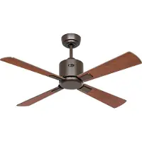 CasaFan ECO NEO III 103 BZ-NB/KI WiFi Takfläkt 16 W (Ø x H) 103 cm x 360 mm Brons med fjärrkontroll, Timer, Vinterdrift, Appstyrd