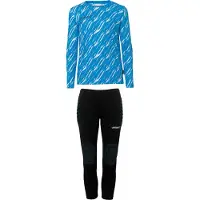 Uhlsport Målvaktsställ Progressive - Blå/Svart Barn, storlek 152 cm
