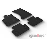 GledRing Gummimattor lampliga for Porsche Macan 95B 2014 Tprofil 4delad monteringsklammor