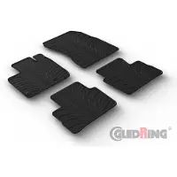 GledRing Gummimattor lampliga for Nissan Qashqai III J12 2021 TDesign 4delad monteringsklammor