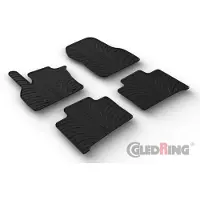 GledRing Gummimattor lampliga for Renault Zoe II 2019 Tprofil 4delad monteringsklammor