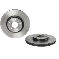 Brembo Bromsskiva 09C13811 fram, ventilerad, 1 Stycke