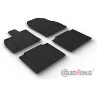 GledRing Gummimattor lampliga for Toyota bZ4X amp Subaru Solterra 2021 Tprofil 4delad monteringsklammor