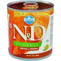 Farmina N&amp;D Pumpkin Venison &amp; Pumpkin våtfoder för Adult Mini 285 g