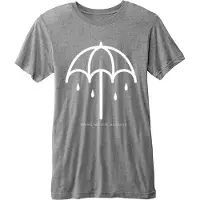 Ginza.se Bring Me The Horizon: Unisex Burnout T-Shirt/Umbrella (Charcoal Grey) (Small)