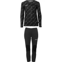 Uhlsport Målvaktsställ Progressive - Svart Barn, storlek 116 cm