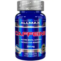 Allmax nutrition ALLMAX, Koffein, 200 mg, 100 Tabletter