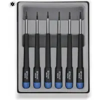 Donau Elektronik Skruvmejsel set 6 delar Inner-sextandhålsgrepp (TX)