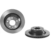 Brembo Bromsskiva 09A61611 bak, ventilerad, höggradigt förkolnad, 1 Stycke