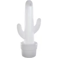 New Garden kaktus LED-golvlampa med uppladdningsbart batteri Kaktus, dimbar, Vitt / opal, Syntetmaterial, Modern