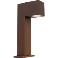 QAZQA Smart utomhusgolvlampa rostbrun 30 cm IP44 inkl. WiFi GU10 - Baleno